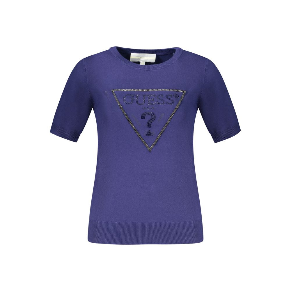 Guess Jeans Blauer Viskose-Pullover für Damen