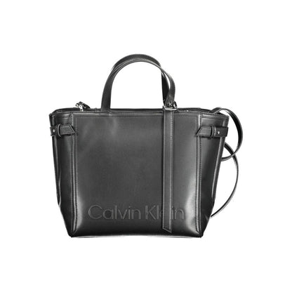 Calvin Klein Damenhandtasche aus schwarzem Polyester