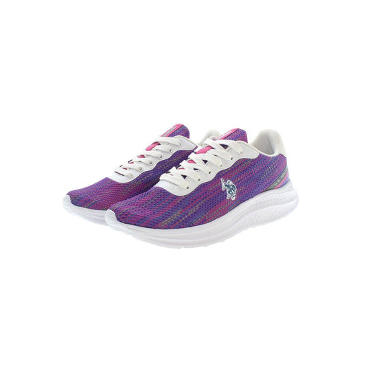 US POLO ASSN. Lila Polyester Damen Sneaker