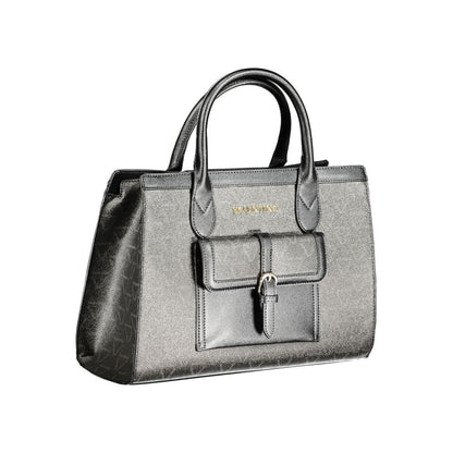 Mario Valentino Schwarze Polyethylen-Handtasche