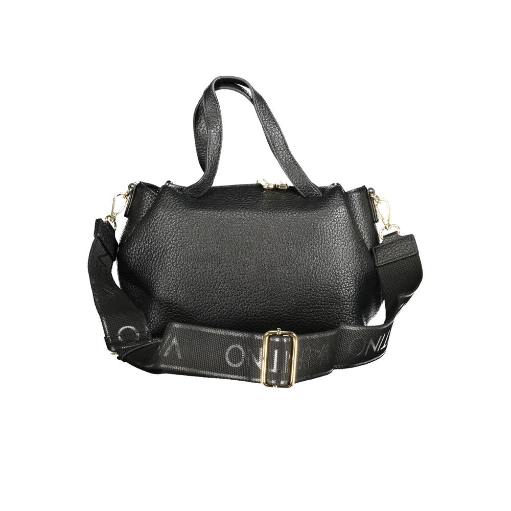 Mario Valentino Schwarze Polyethylen-Damenhandtasche