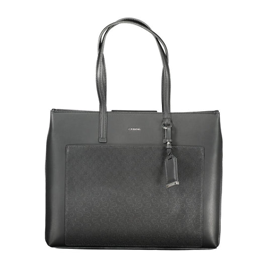 Calvin Klein Damenhandtasche aus schwarzem Polyester