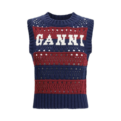 Ganni gestreifte Weste
