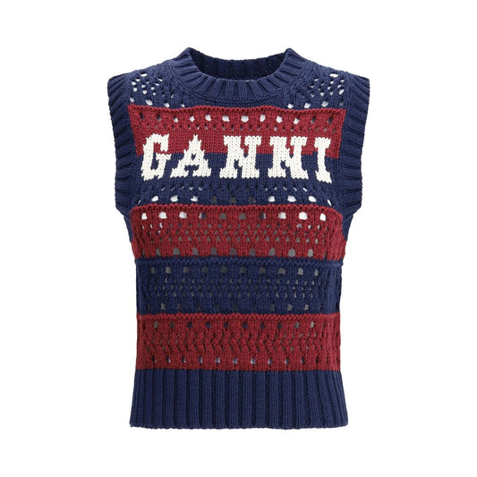 Ganni gestreifte Weste