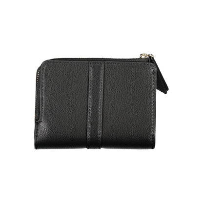 Tommy Hilfiger – Elegante schwarze Geldbörse mit Reißverschluss und Münzfach