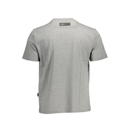 Plein Sport Braunes Baumwoll-T-Shirt für Herren