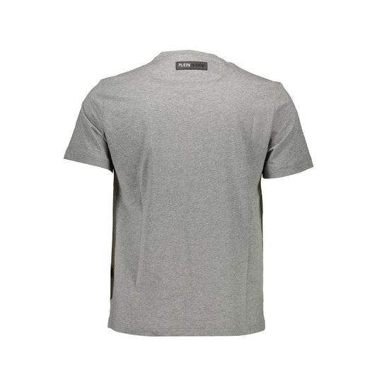 Plein Sport Braunes Baumwoll-T-Shirt für Herren