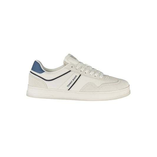 Tommy Hilfiger – Weiße Polyethylen-Sneaker für Herren