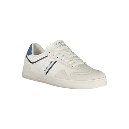 Tommy Hilfiger – Weiße Polyethylen-Sneaker für Herren