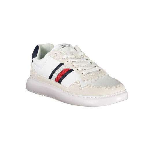 Tommy Hilfiger – Weiße Leder-Sneaker für Herren