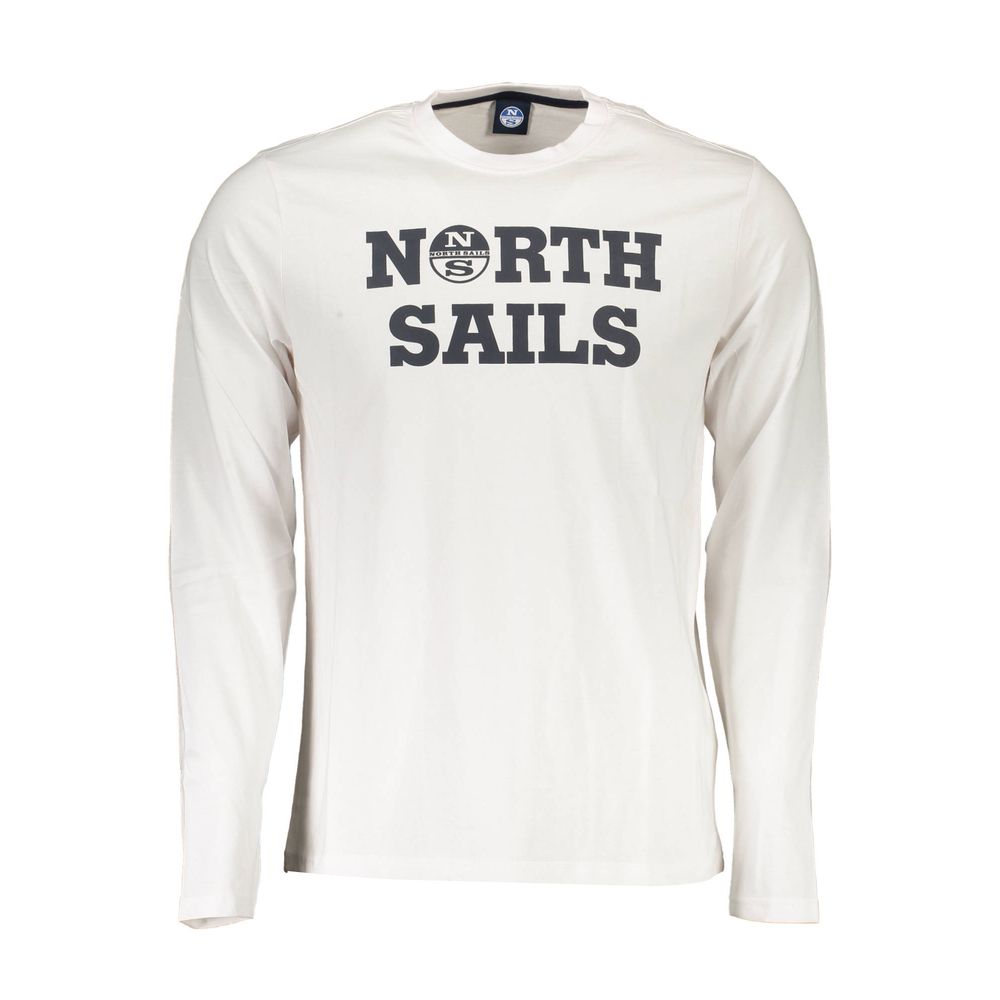 North Sails Herren-T-Shirt aus weißer Baumwolle