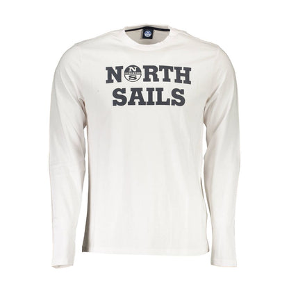 North Sails Herren-T-Shirt aus weißer Baumwolle