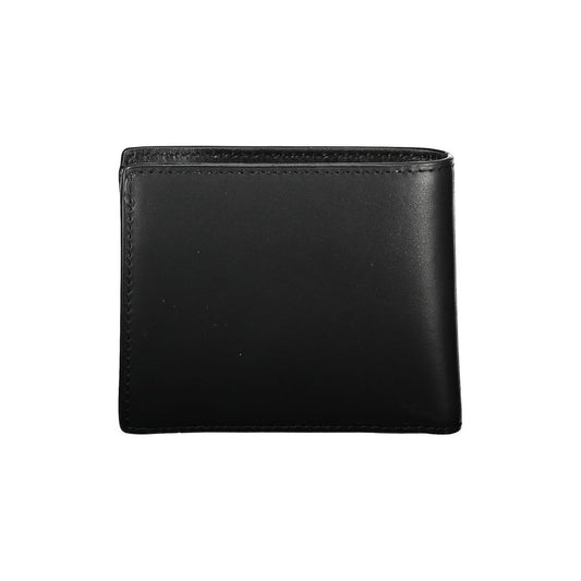 Tommy Hilfiger – Elegante schwarze Lederbrieftasche für den modernen Mann
