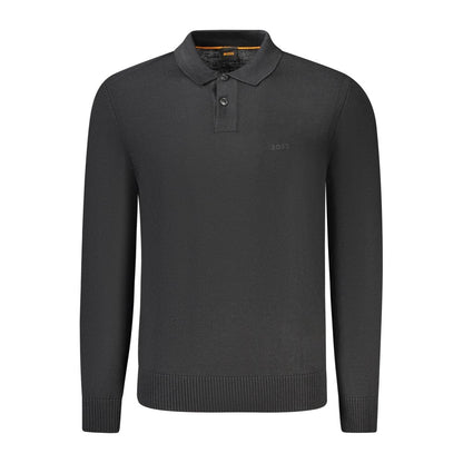 Hugo Boss Schwarzer Wollpullover für Herren