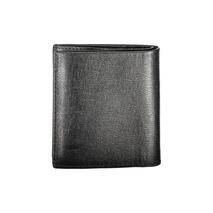 Calvin Klein Herren-Geldbörse aus schwarzem Leder