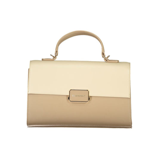 Mario Valentino Beige Polyethylen Damen Handtasche