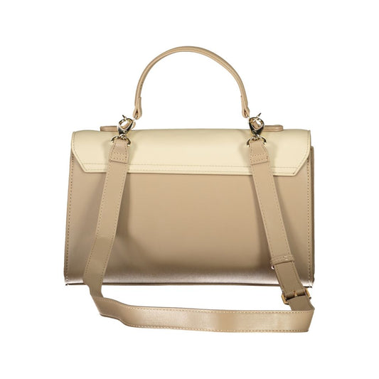 Mario Valentino Beige Polyethylen Damen Handtasche