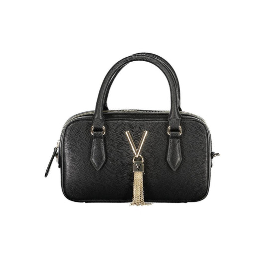 Mario Valentino Schwarze Polyethylen-Damenhandtasche