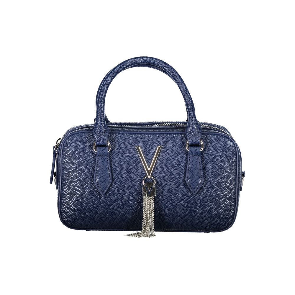Mario Valentino Blaue Polyethylen-Damenhandtasche