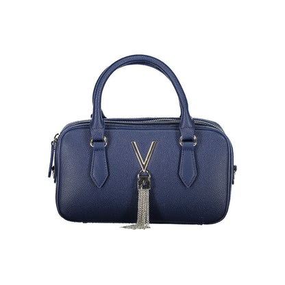 Mario Valentino Blaue Polyethylen-Damenhandtasche