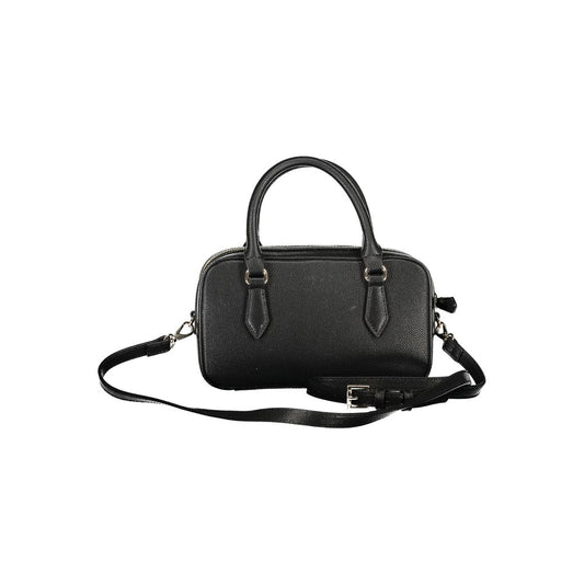 Mario Valentino Schwarze Polyethylen-Damenhandtasche