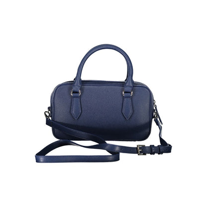 Mario Valentino Blaue Polyethylen-Damenhandtasche