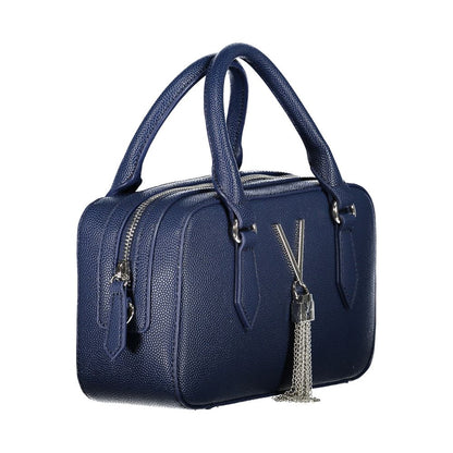 Mario Valentino Blaue Polyethylen-Damenhandtasche