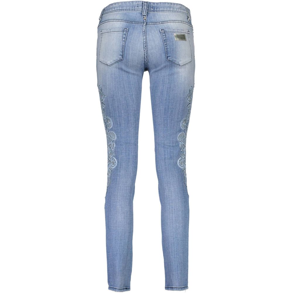 Just Cavalli Blaue Baumwolljeans für Damen