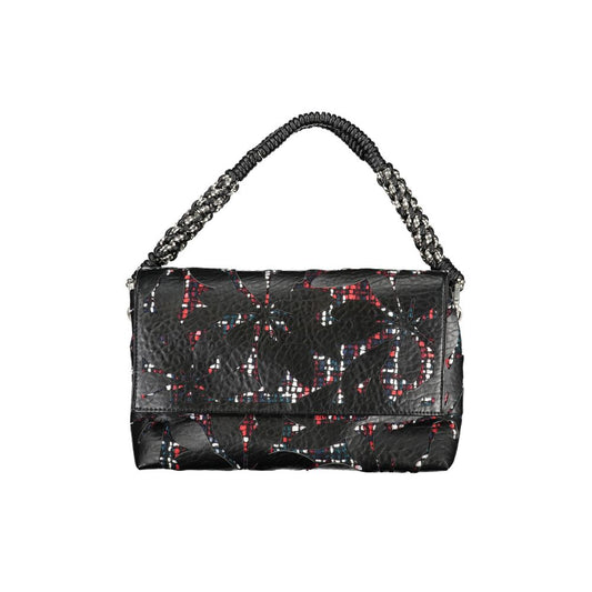 Desigual Schwarze Polyethylen-Handtasche