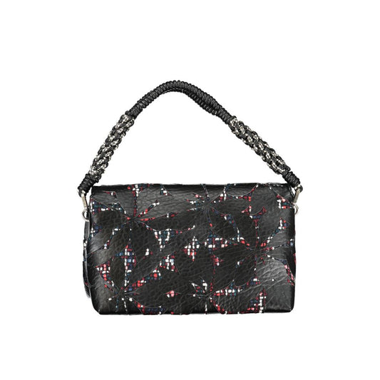 Desigual Schwarze Polyethylen-Handtasche