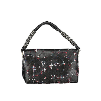 Desigual Schwarze Polyethylen-Handtasche