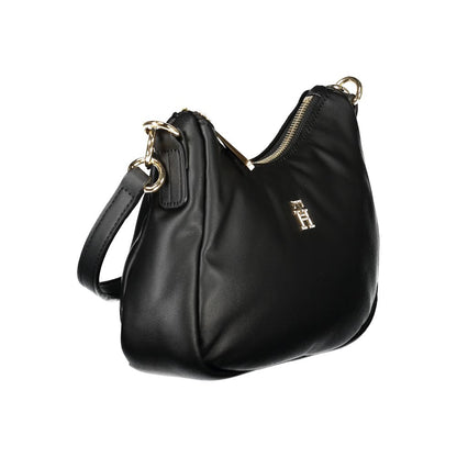 Tommy Hilfiger – Schwarze Polyester-Handtasche für Damen