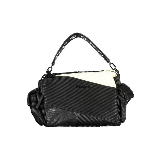 Desigual Schwarze Polyethylen-Handtasche
