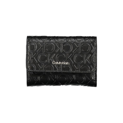Calvin Klein – Elegante schwarze Geldbörse mit zwei Fächern