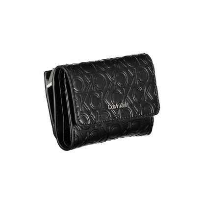 Calvin Klein – Elegante schwarze Geldbörse mit zwei Fächern