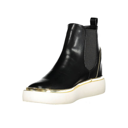 US POLO ASSN. Schwarzer Polyester-Damenstiefel