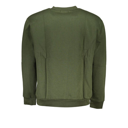 Cavalli Class Grüner Baumwollpullover für Herren