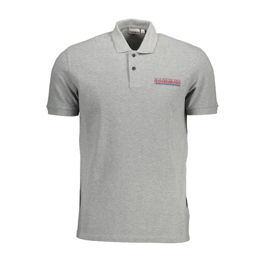 Napapijri Braunes Herren-Poloshirt aus Baumwolle