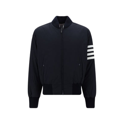 Thom Browne Bomberjacke aus blauem Polyester