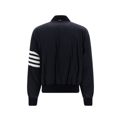 Thom Browne Bomberjacke aus blauem Polyester
