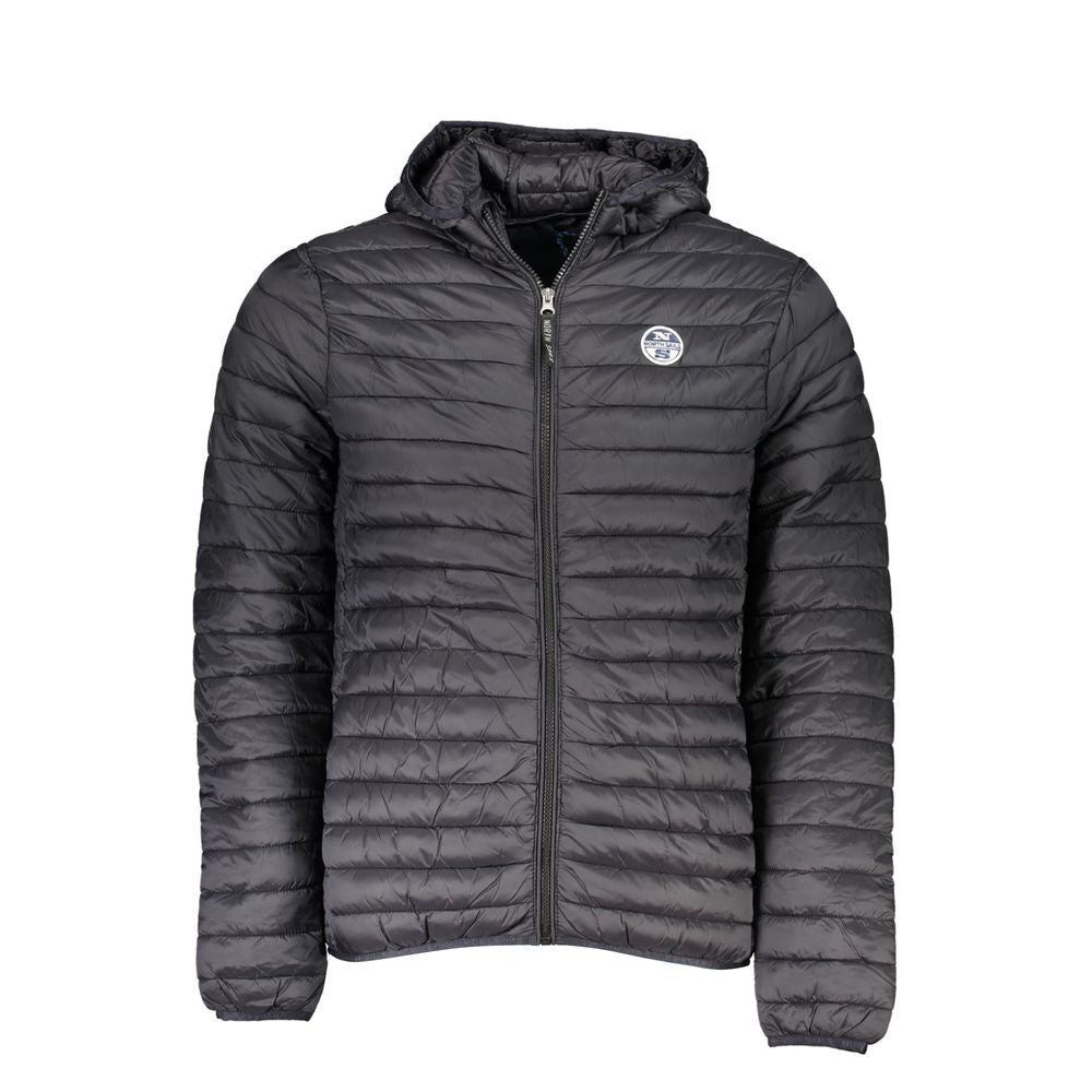 North Sails Schwarze Polyamid-Herrenjacke