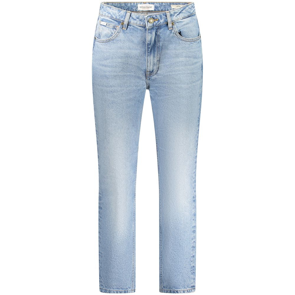 Guess Jeans Damen Jeans aus Baumwolle in Blau