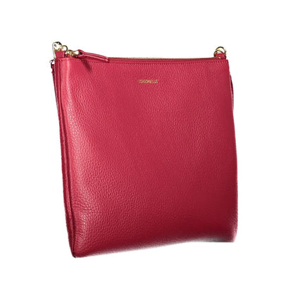 Coccinelle Rote Lederhandtasche