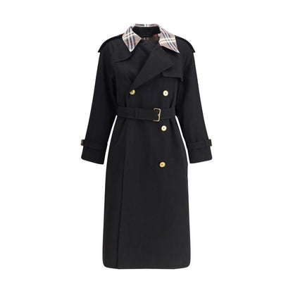 Burberry Castleford – Langer Trenchcoat mit Karokragen