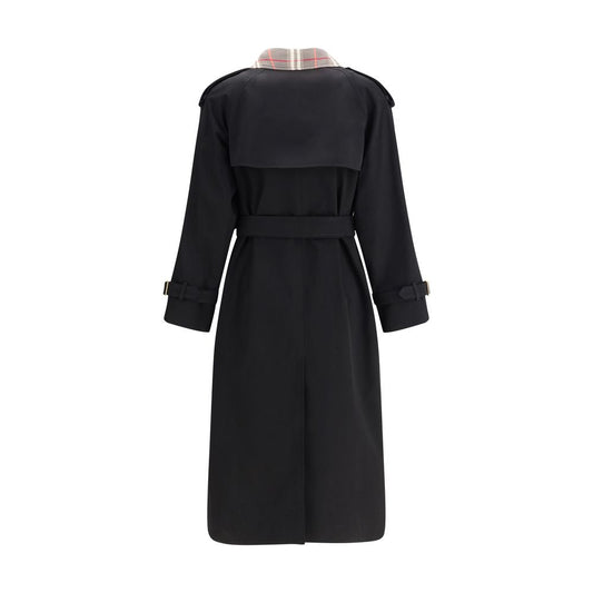 Burberry Castleford – Langer Trenchcoat mit Karokragen