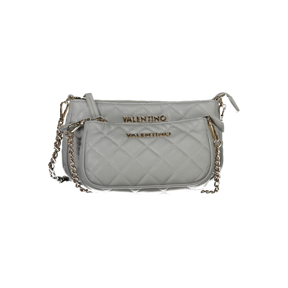 Mario Valentino Gray Polyethylene Women Handbag