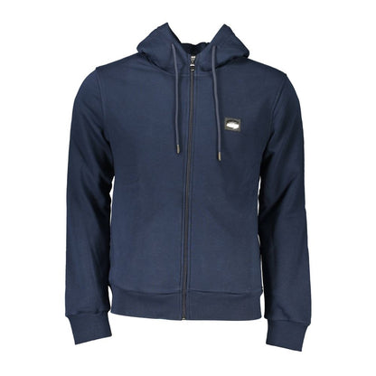 Cavalli Class Blauer Baumwollpullover für Herren