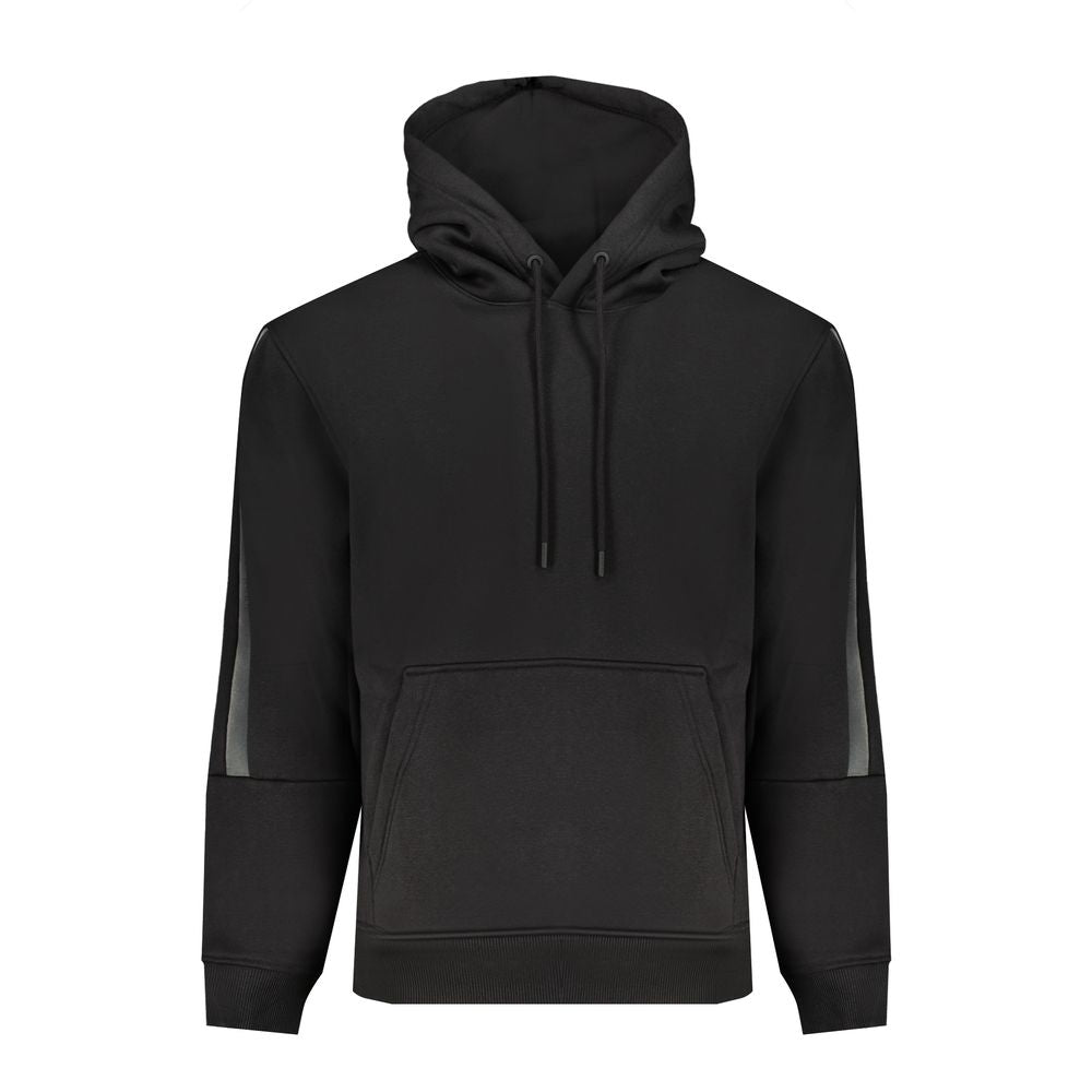 Calvin Klein Herren-Kapuzenpullover aus schwarzer Baumwolle
