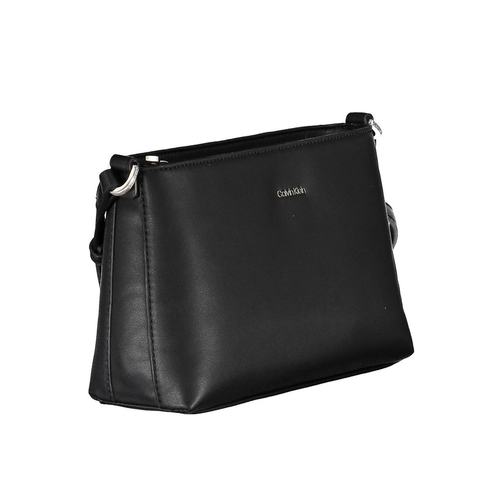 Calvin Klein Schwarze Polyester-Damenhandtasche