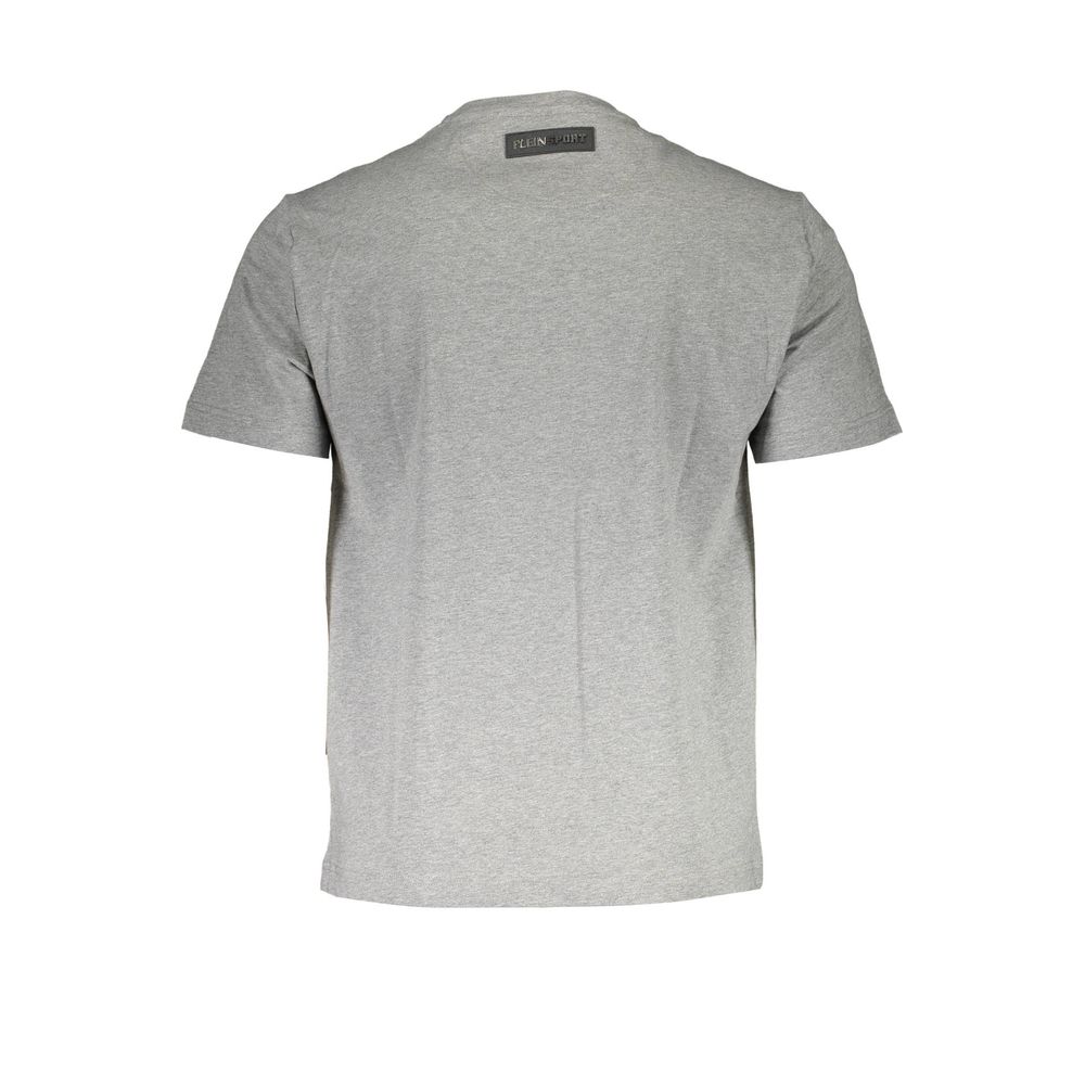 Plein Sport Braunes Baumwoll-T-Shirt für Herren